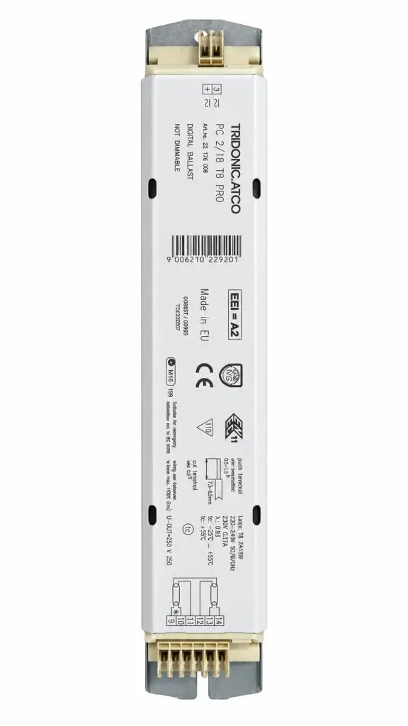 Tridonic PC 2x18 T8 Floredan Digital Elektronik Balast
