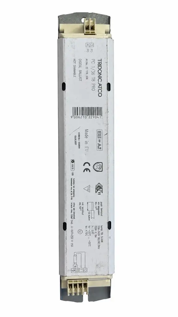 Tridonic Atco PC 1/36 T8 Floresan Pro Digital Elektronik Balast