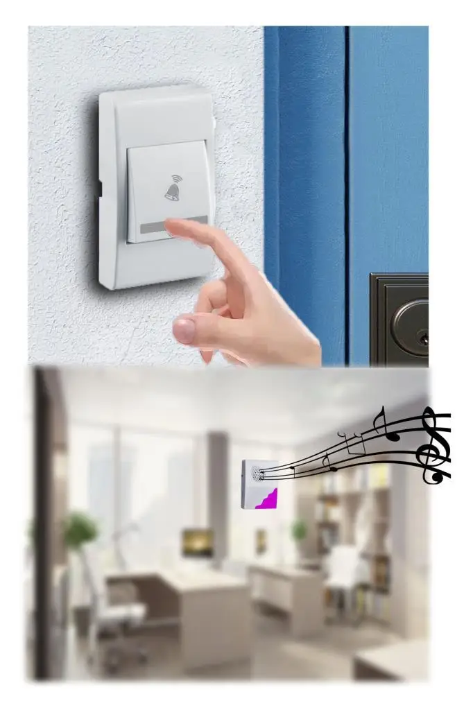 Şahnet Pilli Uzaktan Kumandalı Zil Seti - Kablosuz Kapı Zili Wireless 36 Melodi Şahnet Pilli Uzaktan Kumandalı Zil Seti - Kablosuz Kapı Zili Wireless 36 Melodi