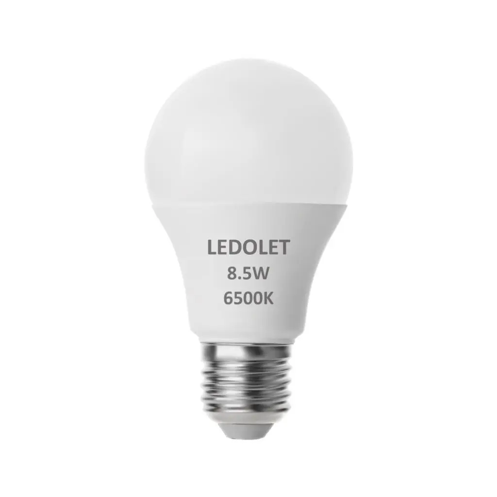 Ledolet 8,5W E27 Led Ampul Beyaz Işık - 6500K