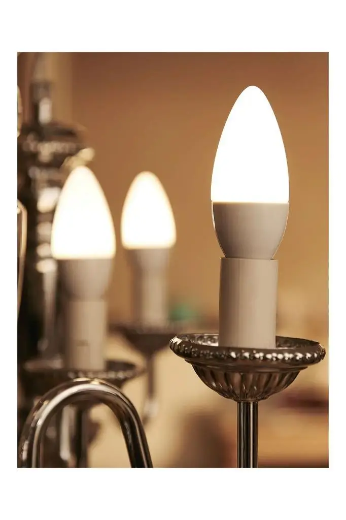 Osram 4,9-5 Watt 470 Lumen Sarı Işık Mum Buji E-14 Duy Led Ampul Osram 4,9-5 Watt 470 Lumen Sarı Işık Mum Buji E-14 Duy Led Ampul