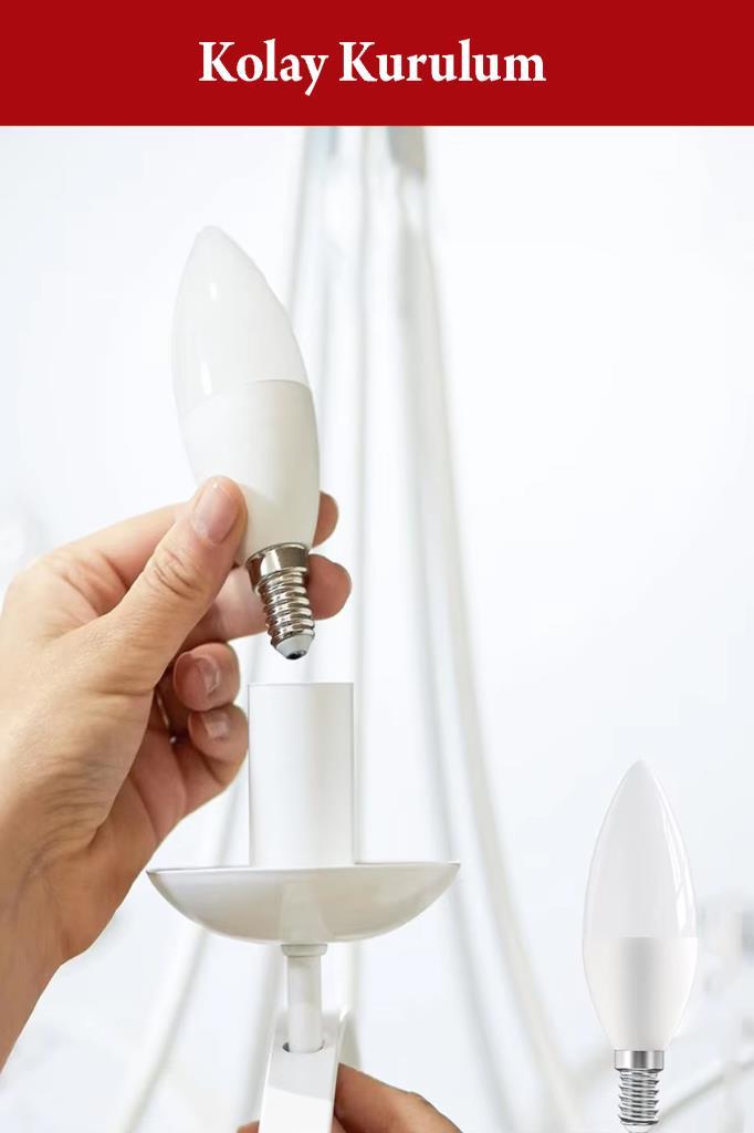 Osram Ledvalue 7,5W (60W) 3 lü Led Mum Ampul Sarı - 2700K E14 Osram Ledvalue 7,5W (60W) 3 lü Led Mum Ampul Sarı - 2700K E14