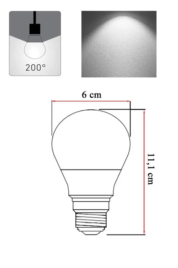 Panasonic 10,5W (75W) Led Ampul 6500K - Beyaz Işık 3 Adet Tasarruflu Lamba Panasonic 10,5W (75W) Led Ampul 6500K - Beyaz Işık 3 Adet Tasarruflu Lamba