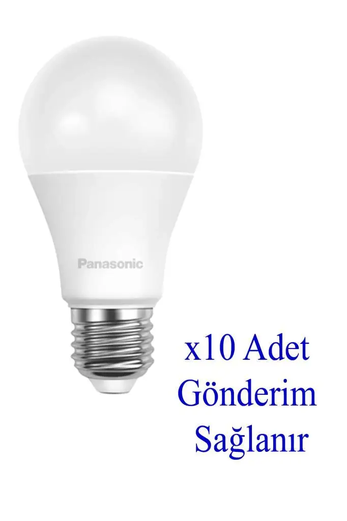 Panasonic 10,5W (75W) Led Ampul 6500K - Beyaz Işık 10 Adet Tasarruflu Lamba Panasonic 10,5W (75W) Led Ampul 6500K - Beyaz Işık 10 Adet Tasarruflu Lamba