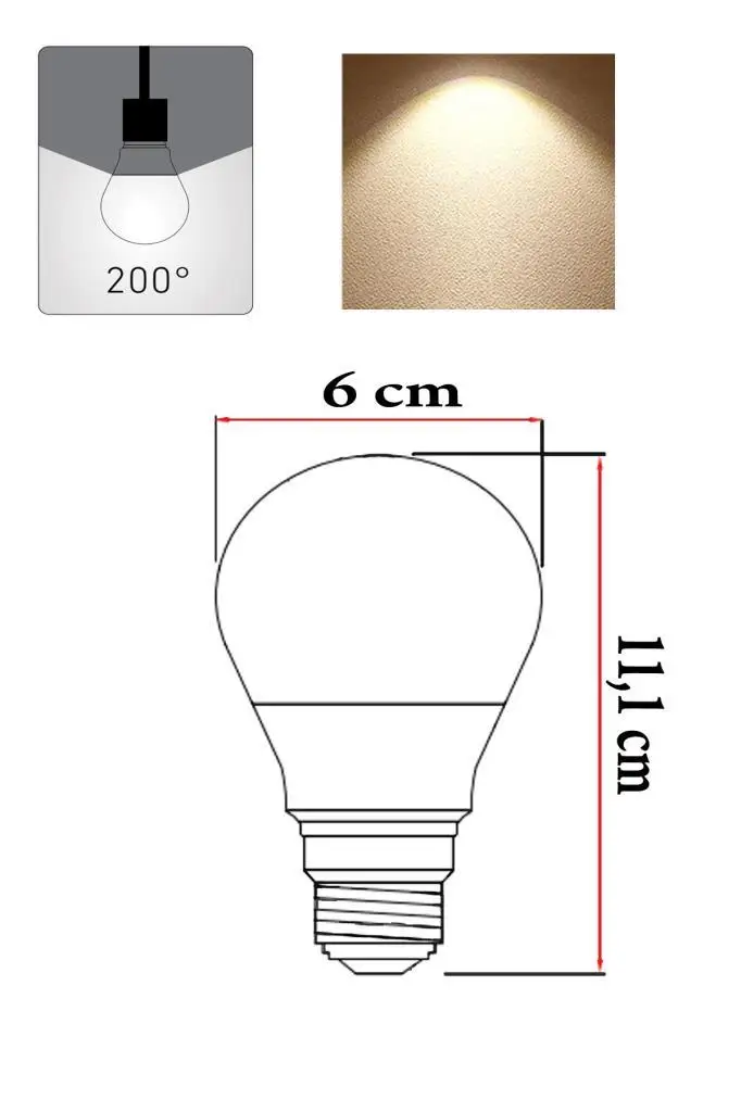 Panasonic 10,5W (75W) Led Ampul E27 Sarı - 3 Adet Panasonic 10,5W (75W) Led Ampul E27 Sarı - 3 Adet