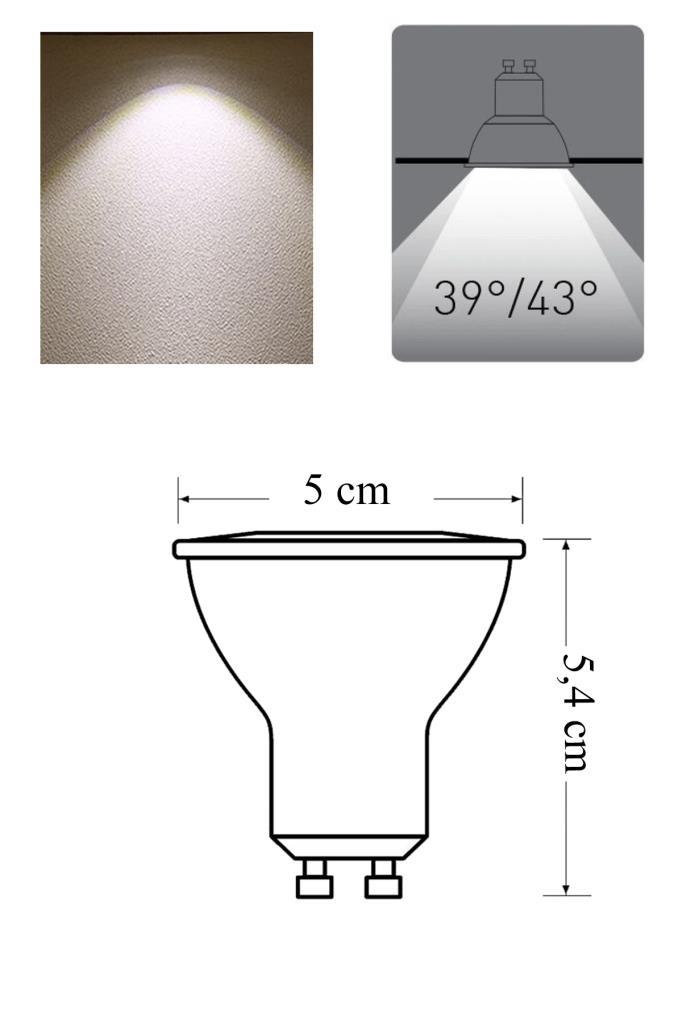Panasonic 4W (50W) Led Spot Ampul Gün Işığı 4000K - 3 Adet Çanak Lamba - Avize Ampulu Panasonic 4W (50W) Led Spot Ampul Gün Işığı 4000K - 3 Adet Çanak Lamba - Avize Ampulu