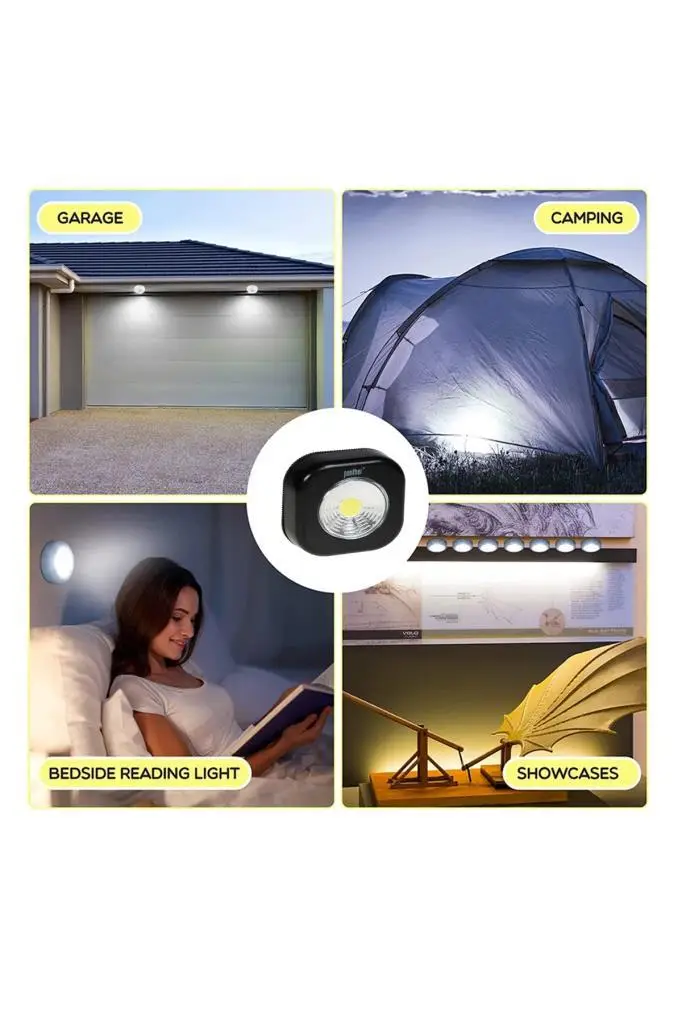 Panther PT-1114 Dolap İçi Lamba Kare Siyah - COB LED Panther PT-1114 Dolap İçi Lamba Kare Siyah - COB LED