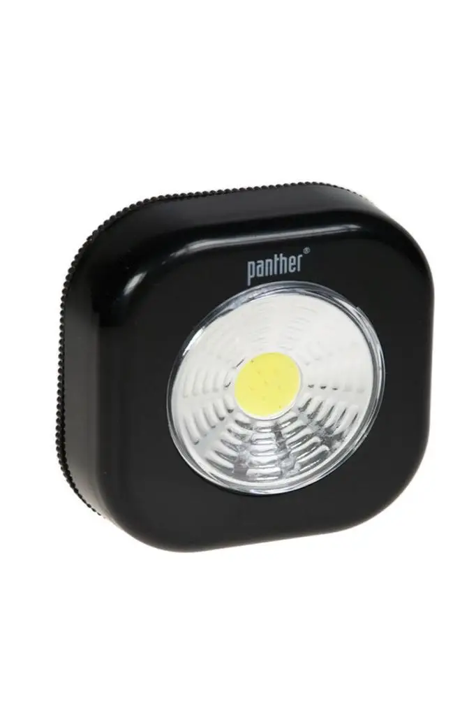 Panther PT-1114 Dolap İçi Lamba Kare Siyah - COB LED Panther PT-1114 Dolap İçi Lamba Kare Siyah - COB LED