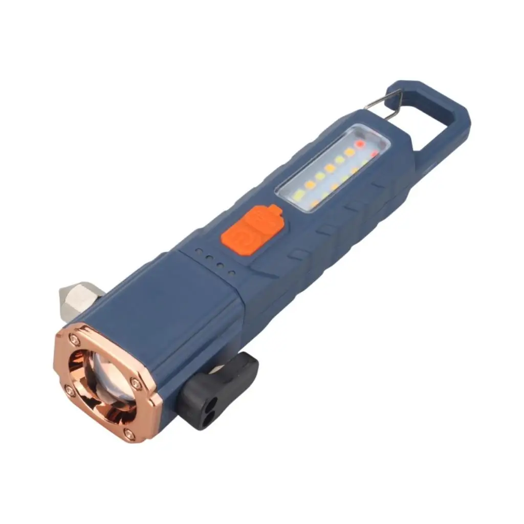 Panther PT-979 USB Şarjlı Acil Durum ve Güvenlik El Feneri Byaz Sarı Günışığı Birarada
