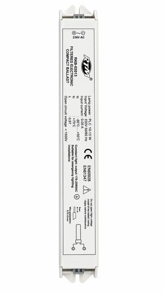 RTM RKB-02013 Filtreli Elektronik Kompakt Balast 10W - 13W (PL-C Ampul Uyumlu)