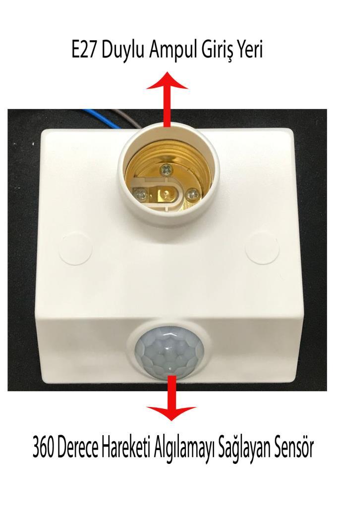 Şahnet 9W (60W) Sensörlü Led Ampul Beyaz E27 Şahnet 9W (60W) Sensörlü Led Ampul Beyaz E27