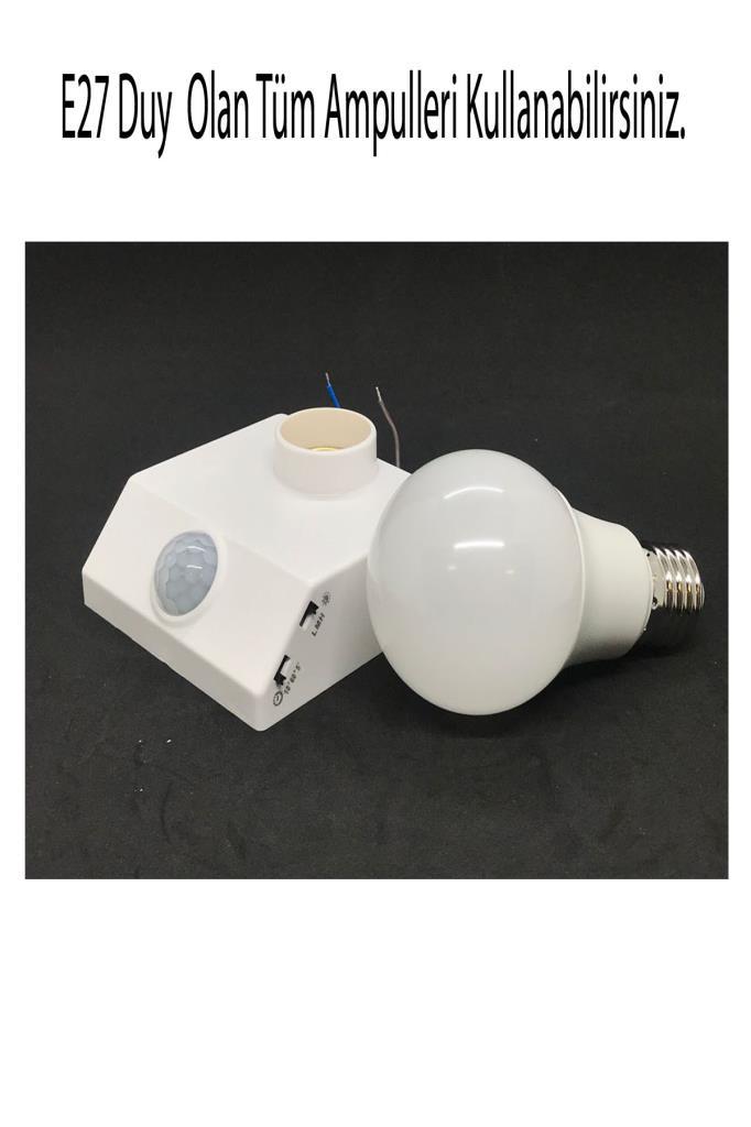 Şahnet 9W (60W) Sensörlü Led Ampul Beyaz E27 Şahnet 9W (60W) Sensörlü Led Ampul Beyaz E27