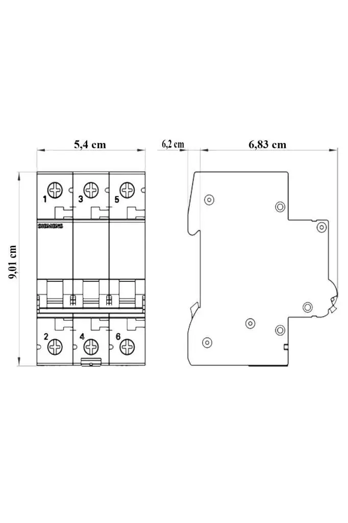 Siemens 5SL6325 C3*25-7YA 6KA Wotomat - Trifaze Klima Sigorta Siemens 5SL6325 C3*25-7YA 6KA Wotomat - Trifaze Klima Sigorta