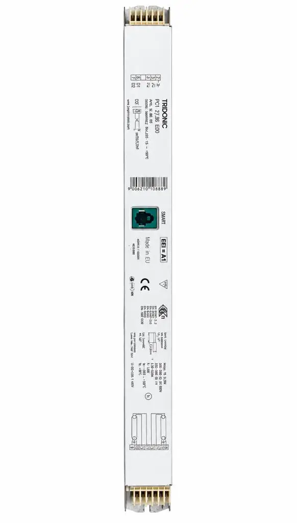 TRIDONIC PCA 2/36 ECO – Dijital Dim Edilebilir Elektronik Balast (2x36W T8)