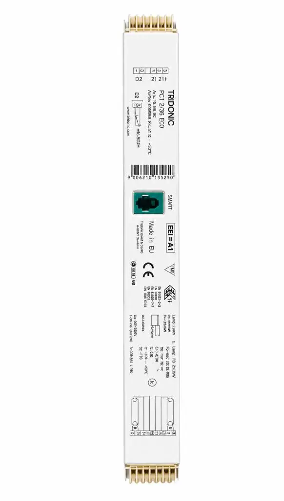 Tridonic PCA 2x18 ECO T8 Digital Dim Balast