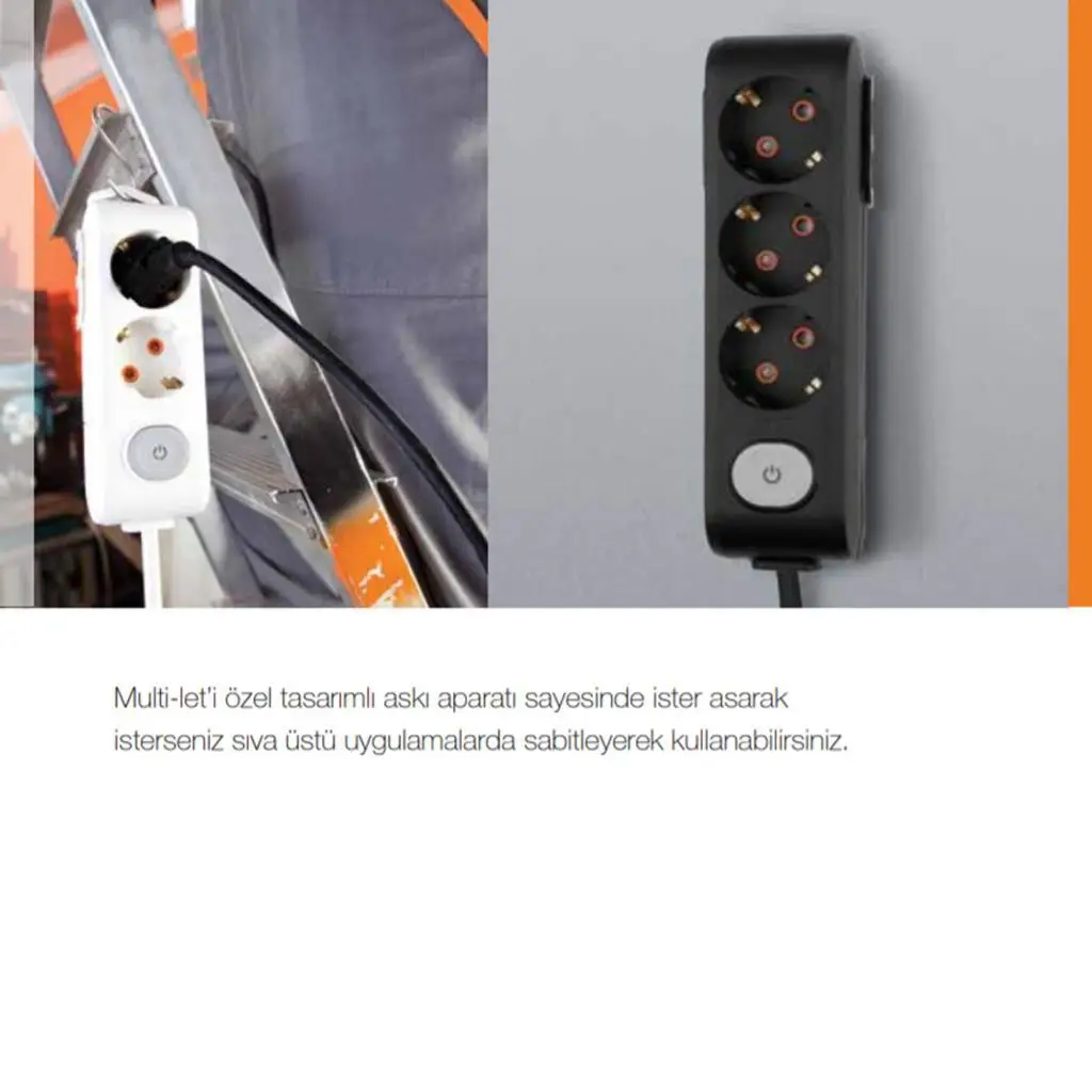 Viko Multi-Let 6 Li Çocuk Korumalı Grup Priz 2 Mt Viko Multi-Let 6 Li Çocuk Korumalı Grup Priz 2 Mt